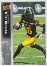 2022 Upper Deck CFL Brandon Banks Card #63 Toronto Argonauts Kansas State