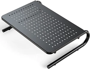 Support de moniteur, support de moniteur, support d'ordinateur portable, étagère d'ordinateur portable avec métal ventilé, f - Photo 1 sur 1