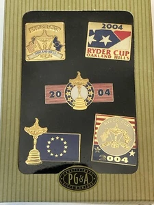 Ryder Cup Lapel Pin Set Of 5-Pins 2004.   Oakland Hills - Picture 1 of 8