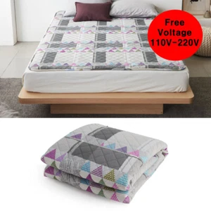 GLUHWEIN Electric Heating Mat Bed Mattress Pad Blanket Single Size Free Voltage - Picture 1 of 5