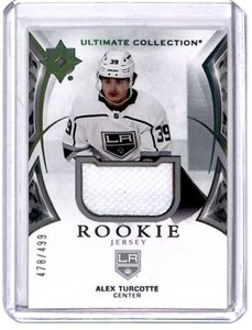 Alex Turcotte 2021-22 Upper Deck Ultimate Collection Rookies Jersey /499 (PhRa)
