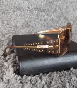 Vintage Cazal 947 Sonnenbrille M. 947 Col. 497 Gold 59-16mm Germany *ohne Gläser* - Bild 1 von 14