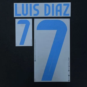 OFFICIAL LUIS DIAZ #7 Colombia Home COPA 2024 PRINT - Picture 1 of 6