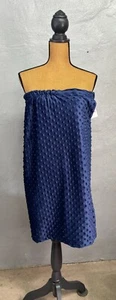 Toalla de baño Stork & Loom Spa azul para damas ¡Nueva con etiquetas! Hecho en USA - Imagen 1 de 9