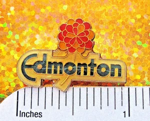 EDMONTON  - souvenier hat pin , lapel pin , tie tac , hatpin GIFT BOXED - Picture 1 of 4