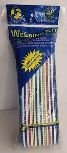 Vintage MCM Wellington sedia da prato re-web kit strisce 40 piedi tessitura NOS NUOVO - Foto 1 di 3