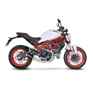 LEOVINCE TERMINALE SCARICO LV-10 BLACK EDITION PER DUCATI MONSTER 797 17-20 INOX - Foto 1 di 1
