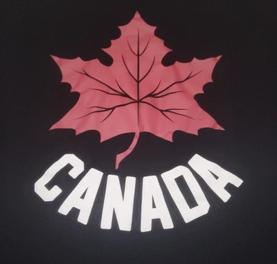 Canada Olympics T Shirt Womens Medium Black Short Sleeve Crewneck Pullover - Image 1 of 4