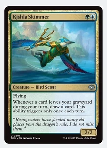Kishla Skimmer | TDM Tarkir Dragonstorm | Simic Bird Scout Draw | NEW NM - Picture 1 of 3