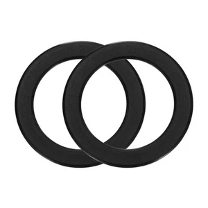 Magnetic Adapter Ring, 2Pcs ABS Magnetic Sticker Ring, Black - Photo 1 sur 7