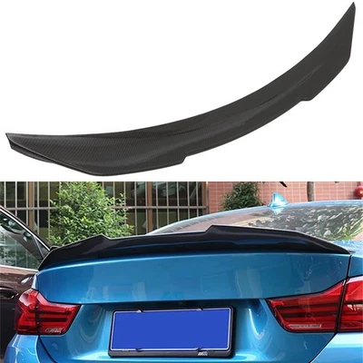 Fit For BMW 14-18 F36 Gran Coupe 428i 435i Carbon Fiber Trunk Spoiler - Image 1 of 4