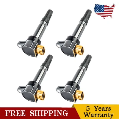 Set of 4 Ignition Coils For Suzuki SX4 Kizashi 2010-2013 Grand Vitara 2011-2013 - Image 1 of 4