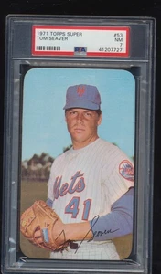 PSA 7 1971 Topps Super Tom Seaver # 53 - Imagen 1 de 2