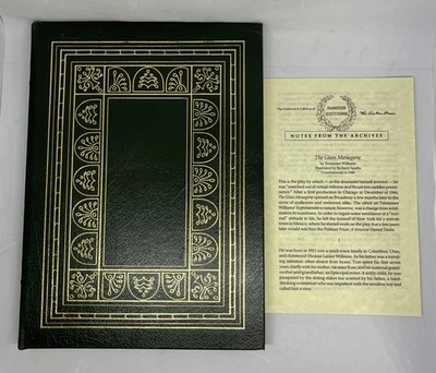 Easton Press The Glass Menagerie by Tennessee Williams Famous Editions 1990 - Image 1 of 4