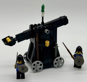 LEGO 6030 Catapult 1984 Castle Black Falcons Black Knights Catapult complete