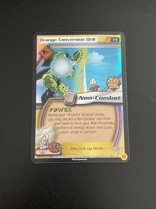 Dragonball Z DBZ CCG Promo Orange Conversion Drill F3 Gold Foil Funimation - Picture 1 of 2