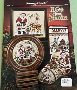 A Gift from Santa BK511 by Stoney Creek cross stitch/needlepoint pattern Farm - Picture 1 of 7