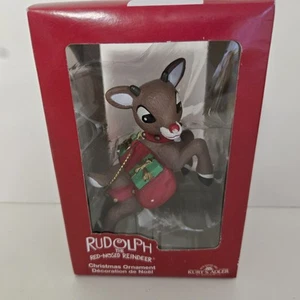 Kurt Adler Rodolfo el reno nariz roja - Ornamento Rodolfo - Imagen 1 de 5