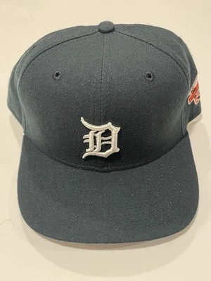 Vintage New Era Detroit Tigers Snapback Cap Hat w/Tiger Stadium Final Game Patch - Image 1 of 4