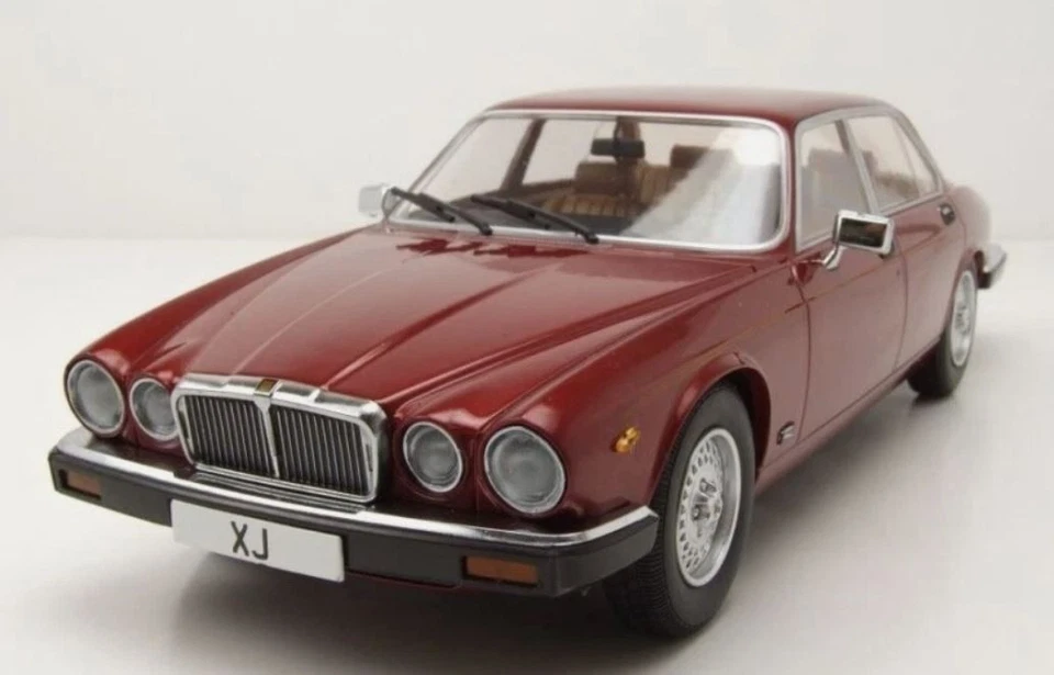 MODELCAR, JAGUAR XJ serie III 1979 Rosso scuro, 1/18,  MOD18176 - Immagine 1 di 4