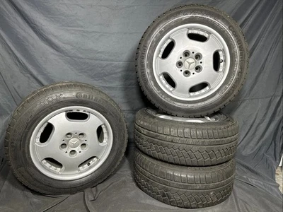 Dezent Alufelgen für Mercedes S-Klasse w140 w220 mit 225/60R 16 Conti Winter - Bild 1 von 4