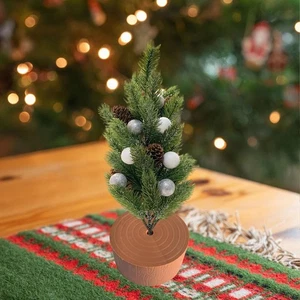 Artificial Christmas Tree Stand Table Centerpiece Kitchen Xmas Tree Base - Picture 1 of 5