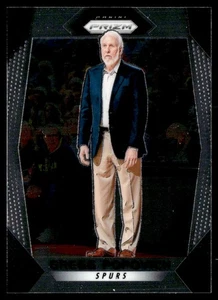 Gregg Popovich 2017-18 Panini Prizm San Antonio Spurs #300 - Imagen 1 de 2