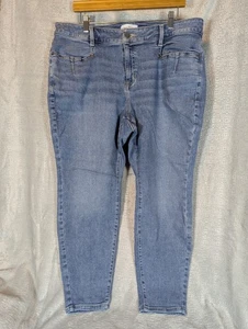 Lane Bryant Flex Magic Waistband Curvy Fit High Rise Skinny 20P Light Wash - Picture 1 of 11