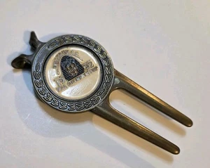 1992 PGA Championship Divot Tool & 1 Inch Flat Coin Golf Marker Bellerive C C - Picture 1 of 13