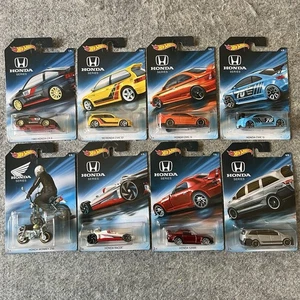 Hot Wheels 2018 Honda Series Complete set of 8 WALMART EXCLUSIVE - Picture 1 of 16