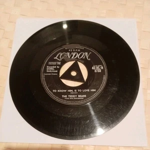 THE TEDDY BEARS " TO KNOW HIM IS TO LOVE HIM " Or.TRI CTR UK LONDON VG COND. - Picture 1 of 3