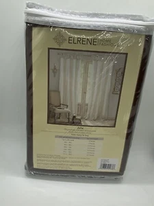 (NEW) Home Fashions Elrene "Jolie" Soft Blue Tie Loop Panel - 52" W x 95" L - Picture 1 of 5