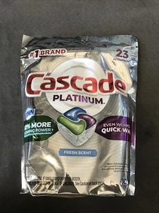 Cascade Platinum Dishwasher Detergent Pods W/ Dawn 23 Actionpacs Pods - Picture 1 of 2