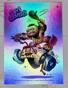 2022 Topps Garbage Pail Kids Krashers Ser 3 RAINBOW FOIL HOLO /25 Cave Cruiser - Picture 1 of 2