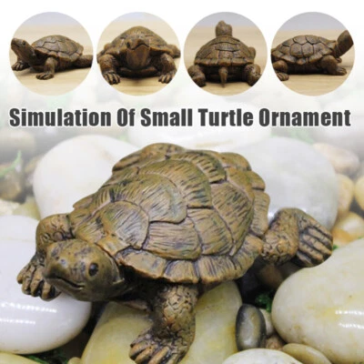 Resin Turtle Statue Garden Decor Outdoor Sculpture Home Yard Lawn Ornament Small - Image 1 of 4