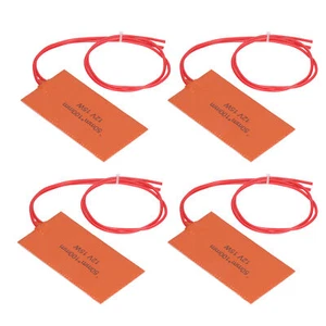 4x Oil Drum Silicone Rubber HeatingPad Flexible Heater Mat Electric Blanket 15W - Picture 1 of 24