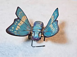 Tin Toy Rare Wind Up Butterfly Old VTG Antique Home Decor Collectible TESTED - Picture 1 of 13