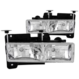 ANZO 111136 Headlight Assembly headlight Set FITS 1988 1998 chevrolet c1500 crys - Picture 1 of 6
