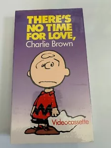SNOOPY CARTOON VHS - "THERE'S NO TIME FOR LOVE, CHARLIE BROWN" (PEANUTS) - Picture 1 of 3
