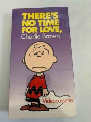 SNOOPY CARTOON VHS - "THERE'S NO TIME FOR LOVE, CHARLIE BROWN" (PEANUTS) - Image 1 of 3