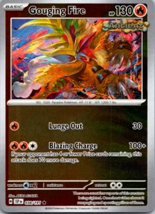 Pokemon TCG Gouging Fire 038/191 Sv08: Surging Sparks Reverse Holo NM - Picture 1 of 2