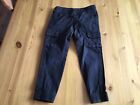 Boys Black Combat Style Trousers Age 4-5 Years From Primark