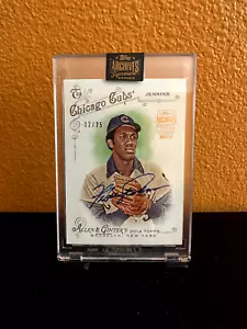 2022 Topps Archives Signature Serie aus dem Ruhestand Fergie Jenkins Auto/25 HOF - Bild 1 von 2