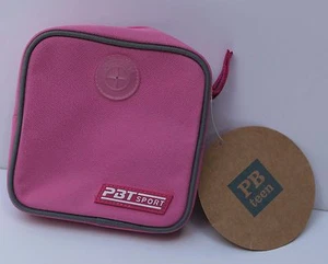 Pottery Barn Teen Small Sport Bag Zipper Pouch Tonal Pink Rose 5.5" School - Picture 1 of 7