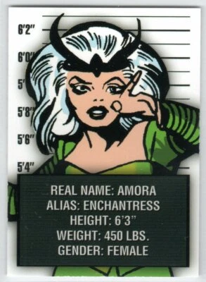 MARVEL 2015 THE AVENGERS SILVER AGE CV4 CLASSIC VILLAINS INSERT ENCHANTRESS - Image 1 of 2