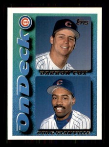 1995 Baseball Topps Darron Cox / Doug Glanville OD Chicago Cubs #646