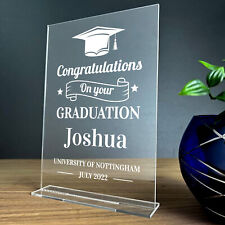 Personalised Congratulations On Your GRADUATION Gift Plaque Daughter Son Gift