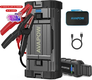 Jump Starter 2000A Peak Portable Battery Jump Starter for Car with Dual USB Quic - Picture 1 of 12