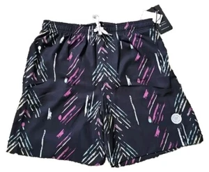 Brooklyn Men's Cloth Surf Ave Swim Trunk - Black/Multi-Color - Size: Medium - Picture 1 of 11