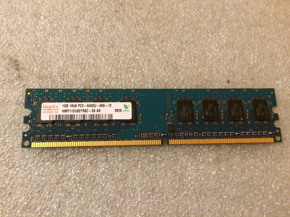 Memoria DDR2 Hynix HMP112U6EFR8C-S6 AB 1GB PC2-6400 800MHz CL6 240-Pin - Immagine 1 di 1